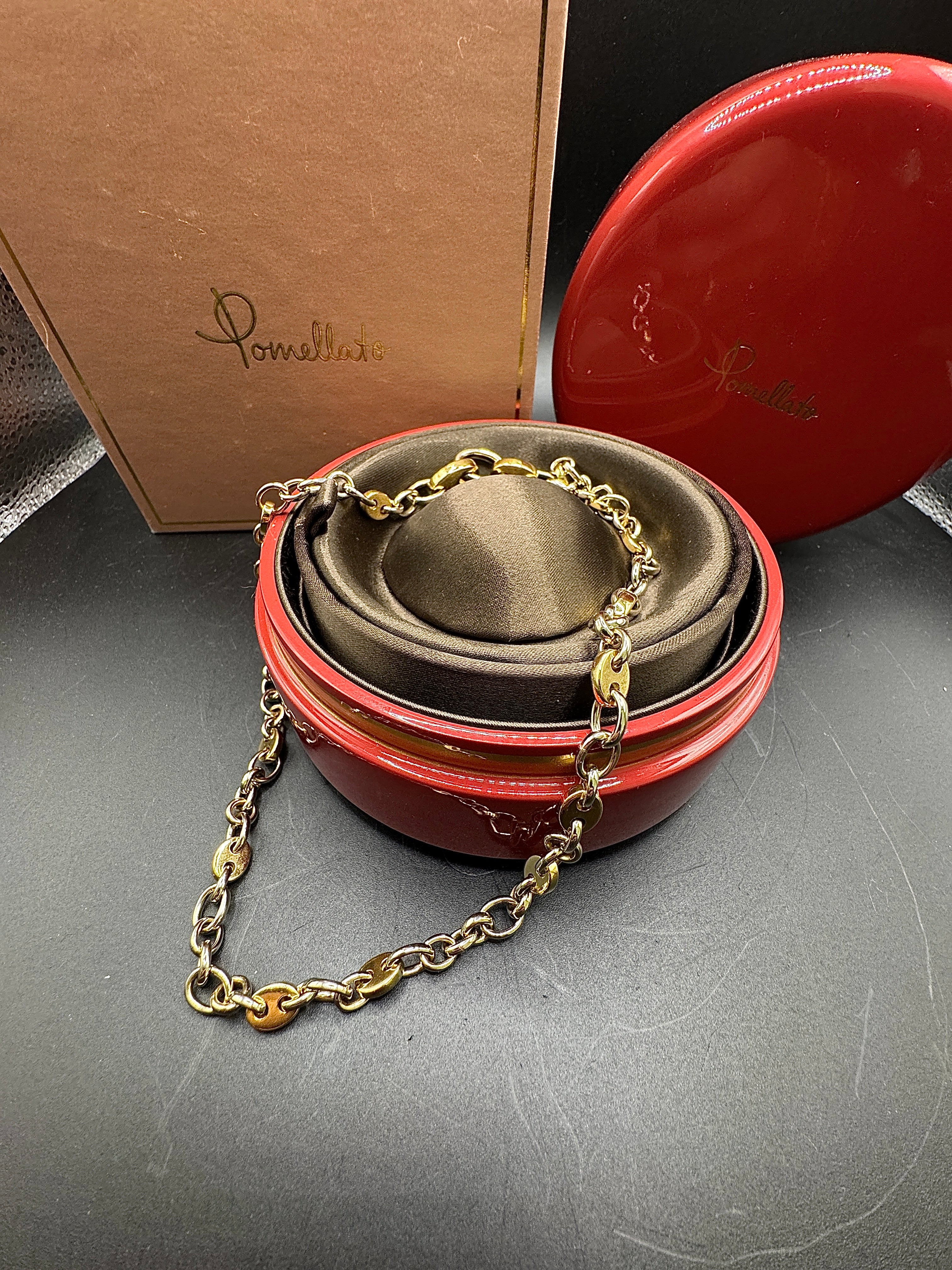 Wunderschöne Pomellato Halskette in 18 Karat (750) Gelb & Weißgold