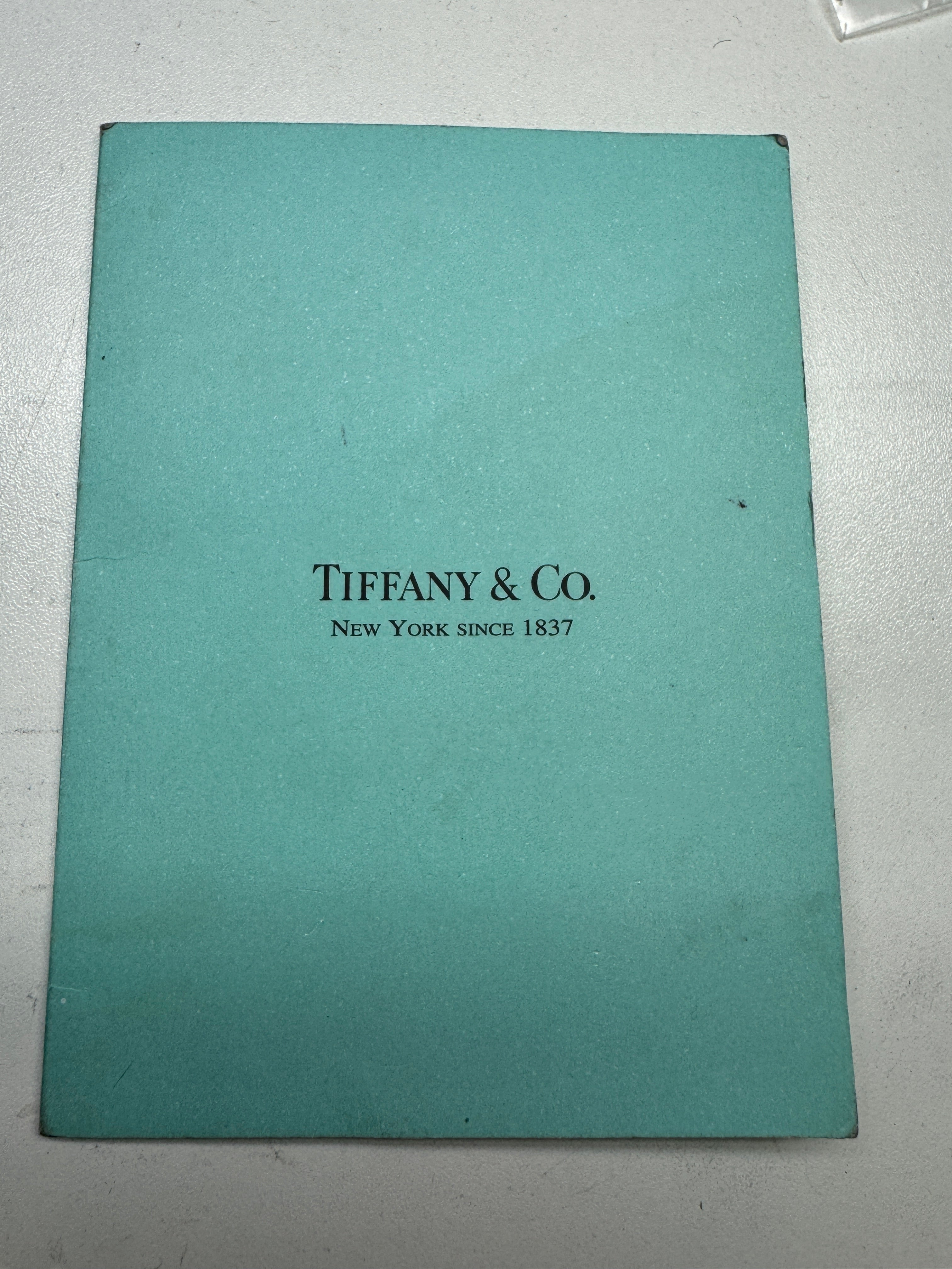 Hochwertiger Tiffany & Co. Memory Ring in 950 Platin mit Brillanten