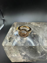 Massiver Chopard Happy Diamond Ring in 18 Karat Roségold