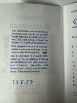 Ausgefallene Goldbaur-Uhr in 18 Karat Gelb- & Weißgold – mit Brillanten