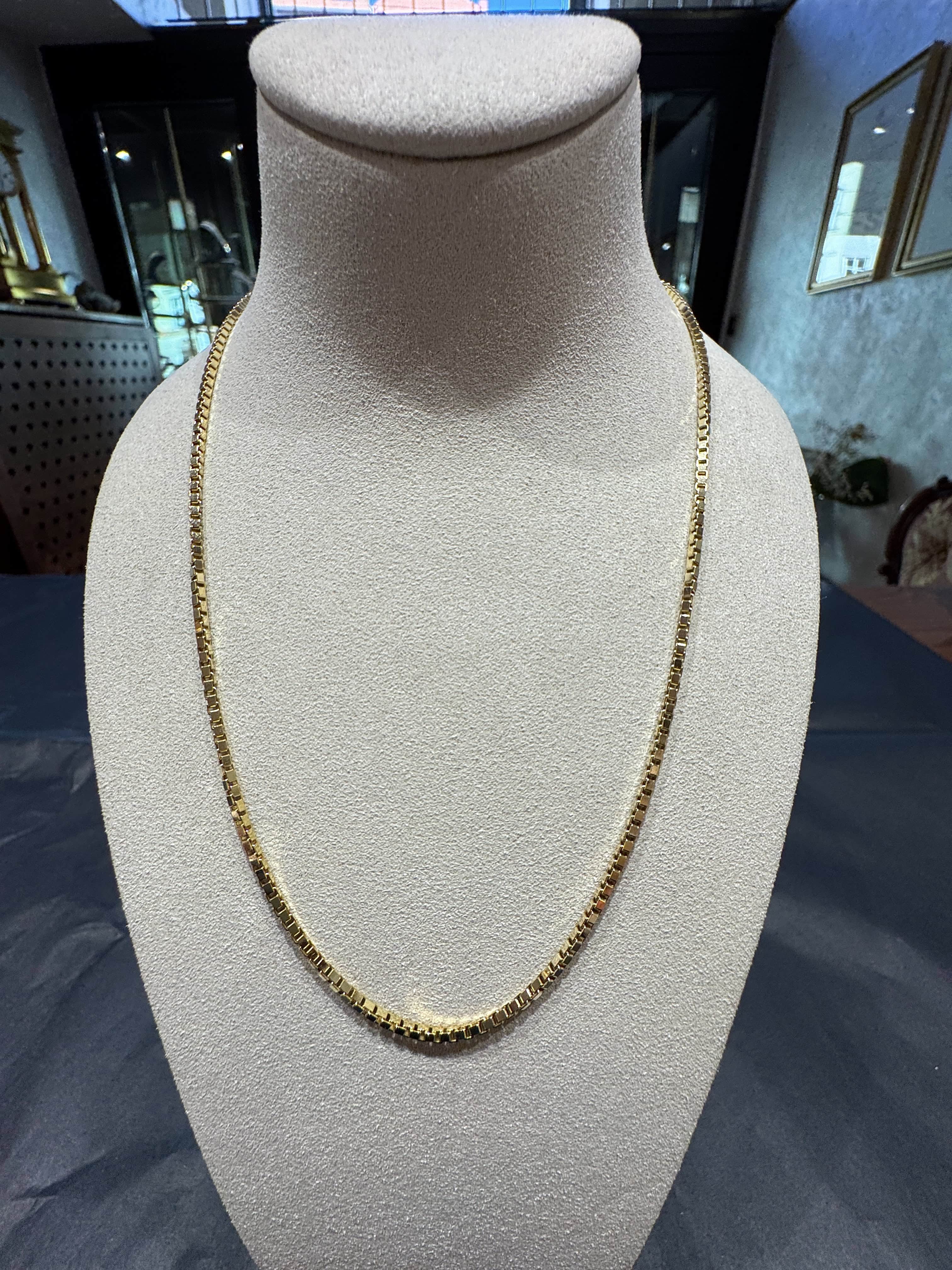 Zeitlose Venezianerkette in 14 Karat Gelbgold von Friedrich Binder