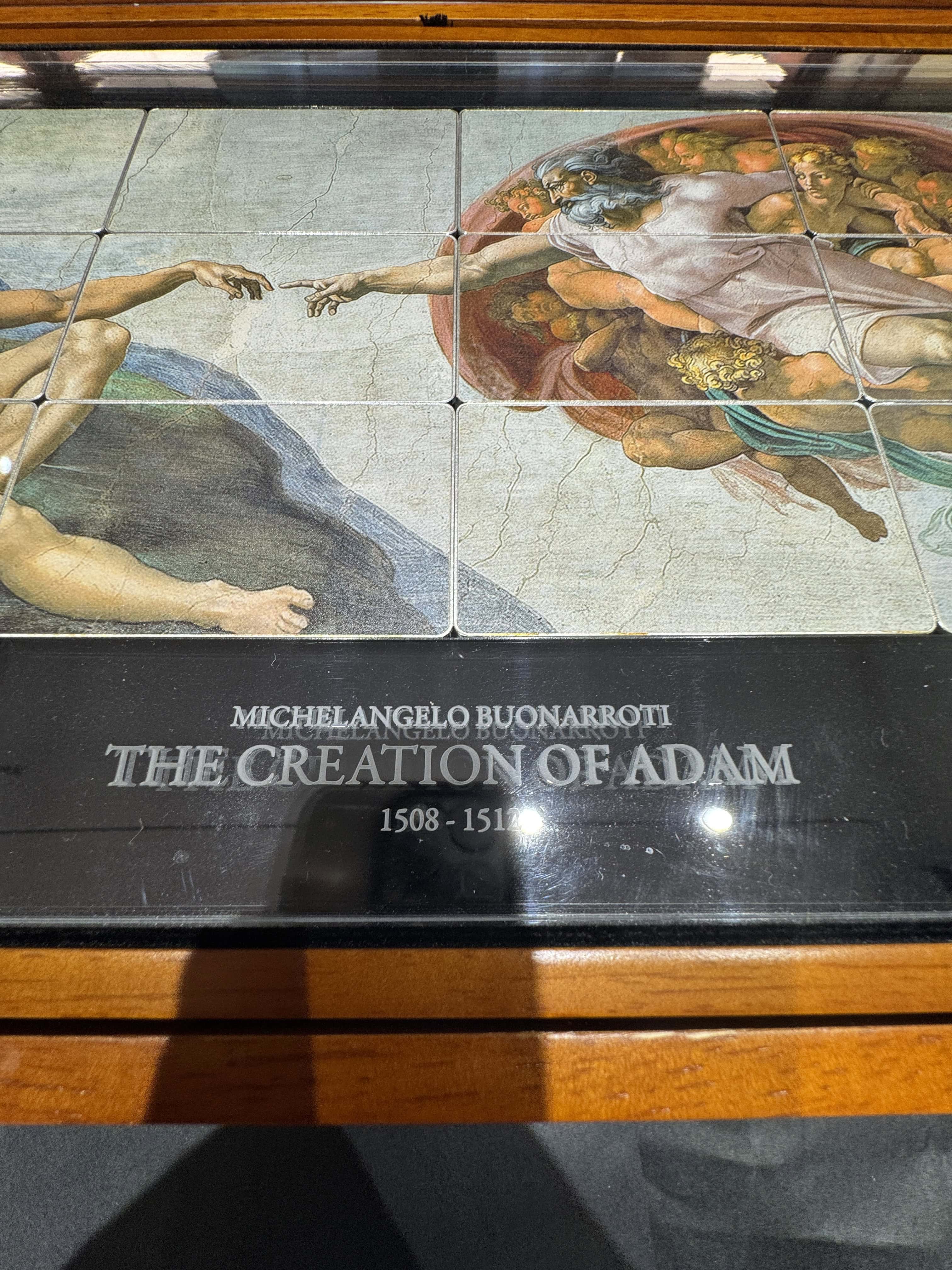 „The Creation of Adam“ – limitiertes Feinsilber-Set aus Niue 2013 mit 12 Silberbarren