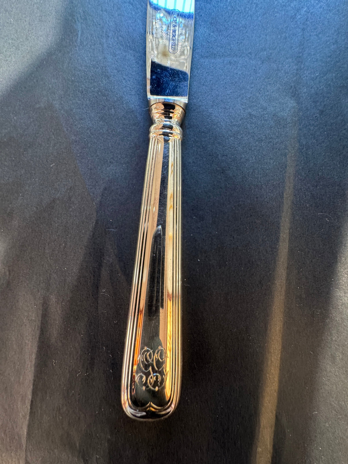 Nobles Koch & Bergfeld Besteckset in 800er Silber mit Feuervergoldung