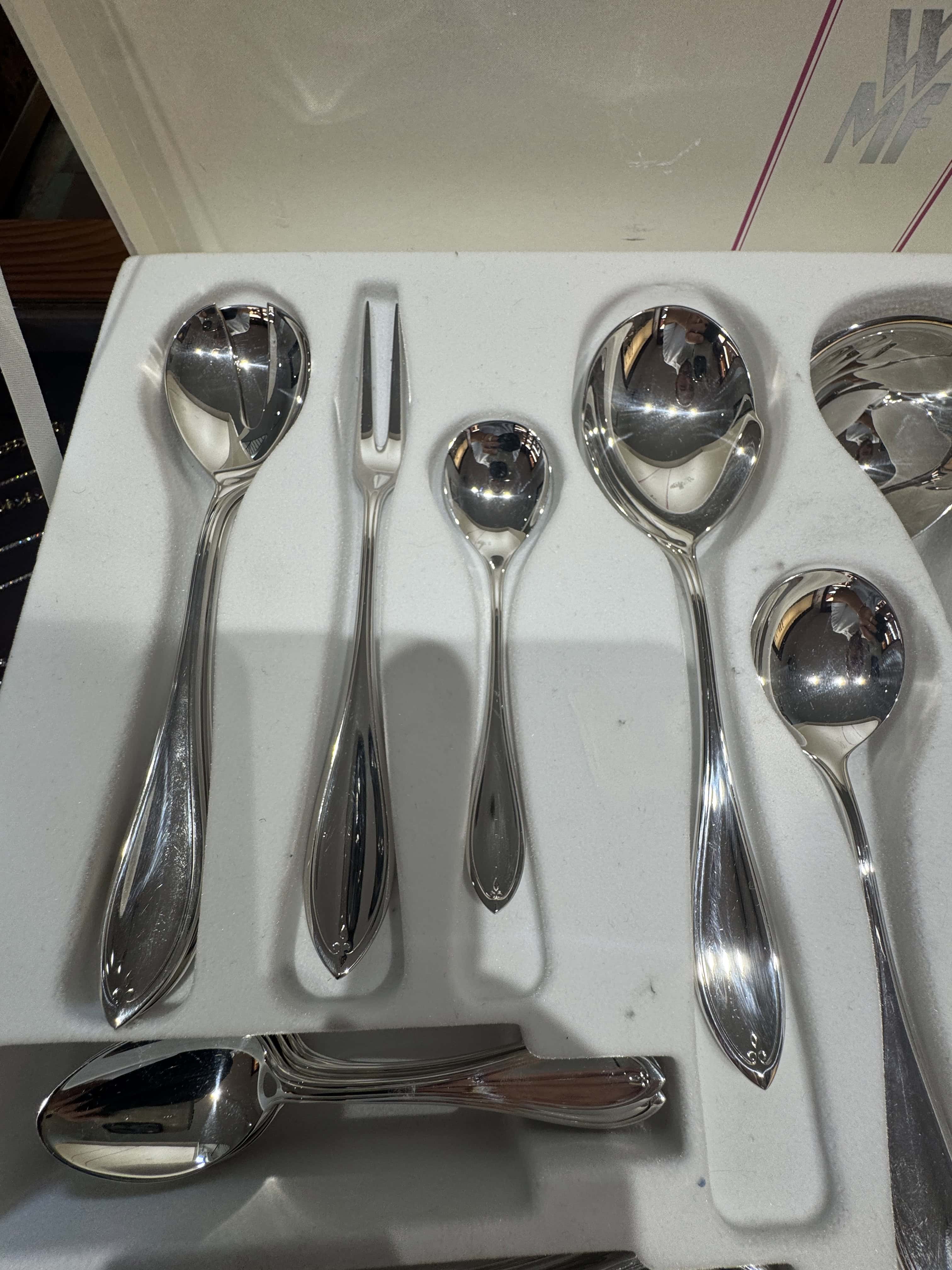Hochwertiges 39-teiliges Silberbesteckset von WMF „Premiere“ aus 800er Silber