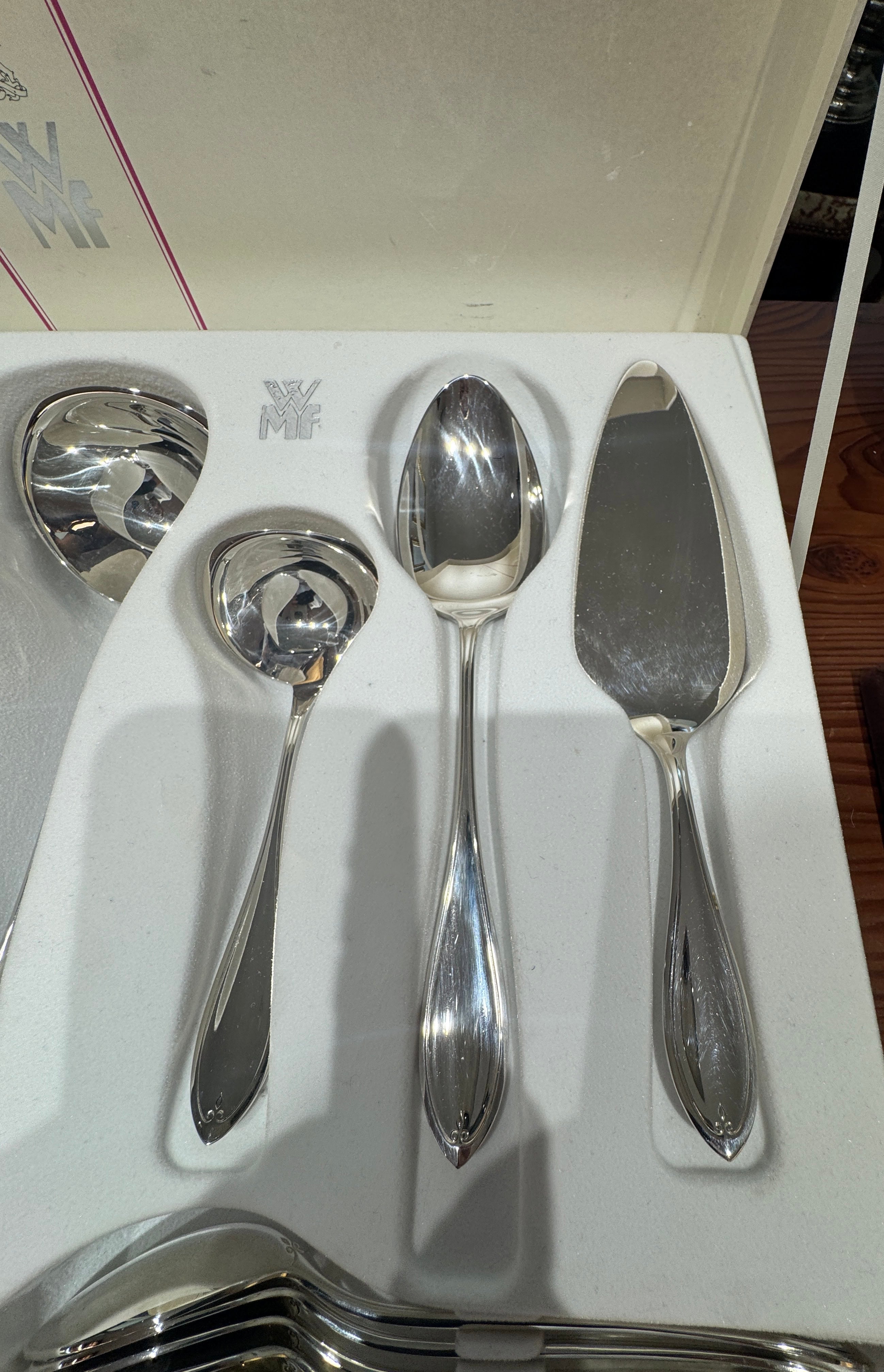 Hochwertiges 39-teiliges Silberbesteckset von WMF „Premiere“ aus 800er Silber