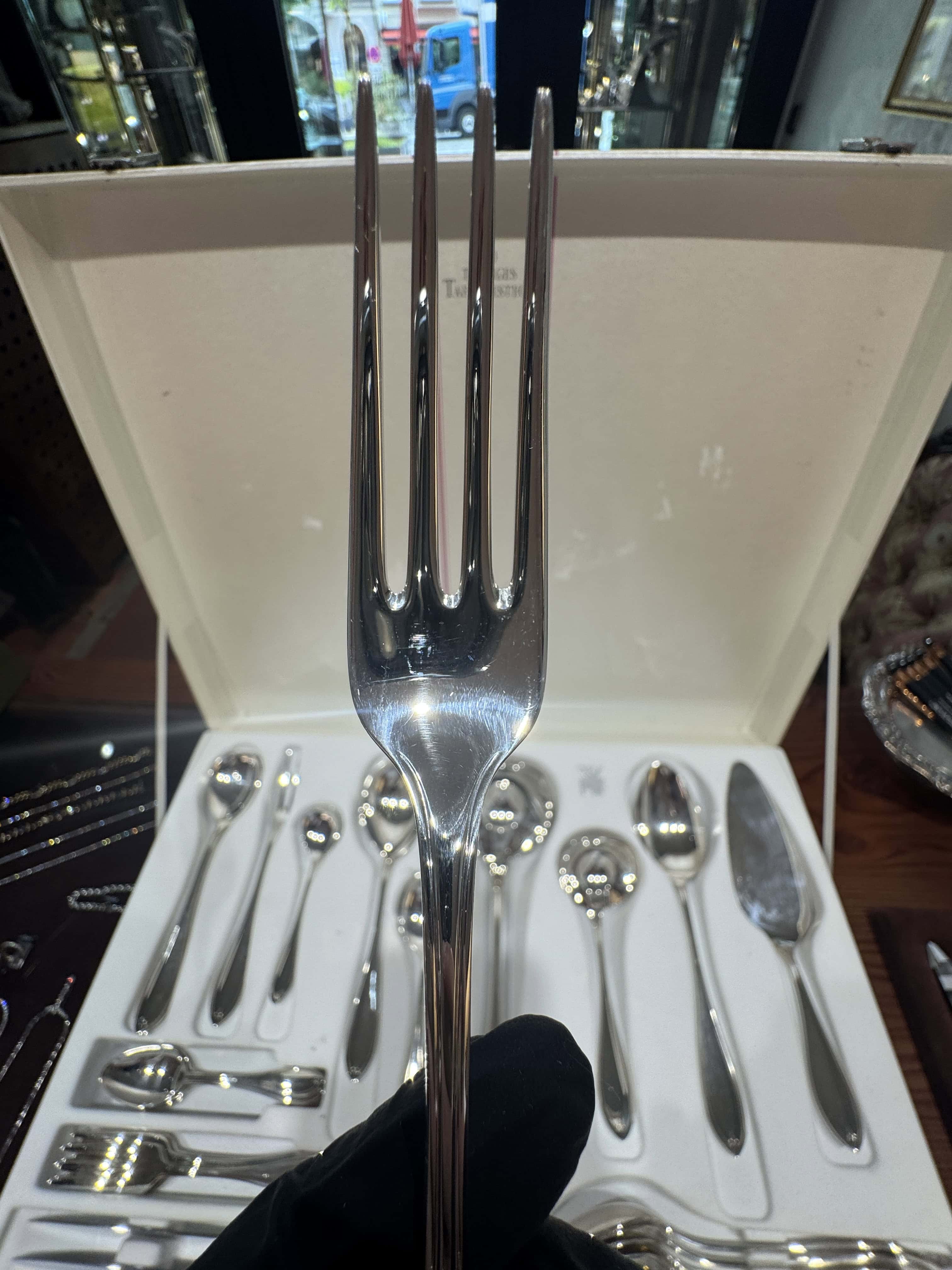 Hochwertiges 39-teiliges Silberbesteckset von WMF „Premiere“ aus 800er Silber