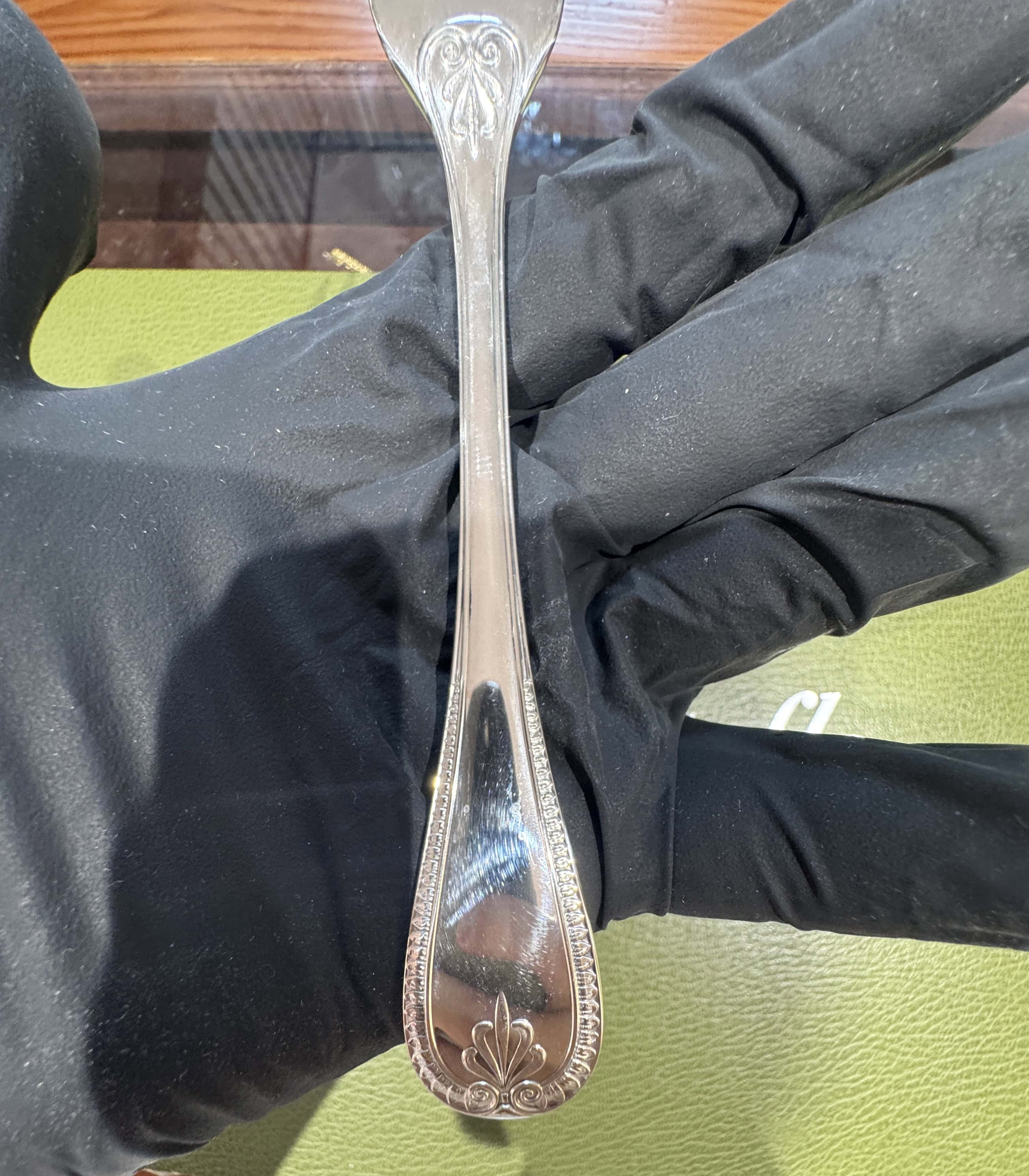 Sterling-Silber-Besteckset von Christofle Malmaison für 6 Personen – 30-teilig mit Koffer