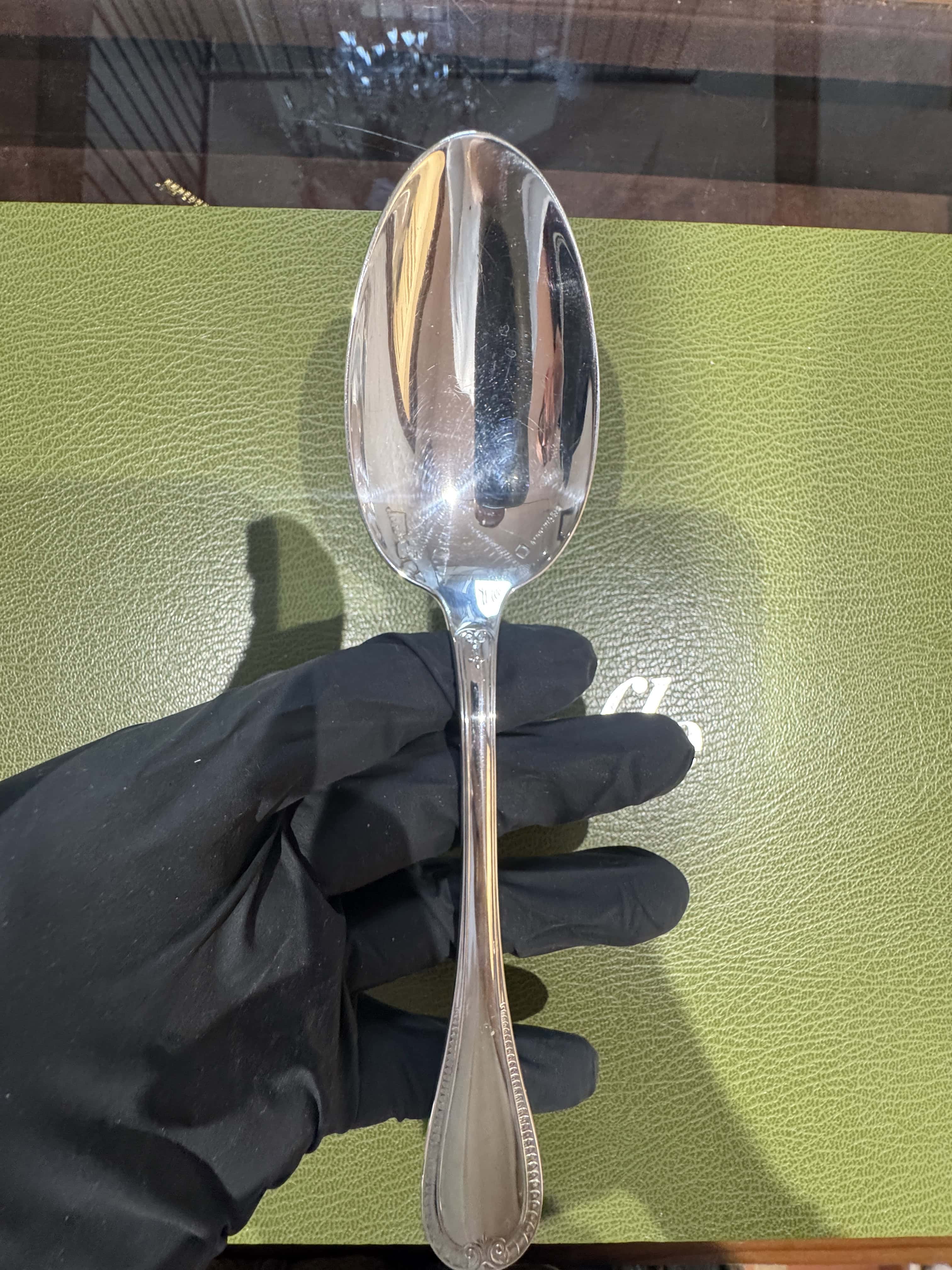 Sterling-Silber-Besteckset von Christofle Malmaison für 6 Personen – 30-teilig mit Koffer