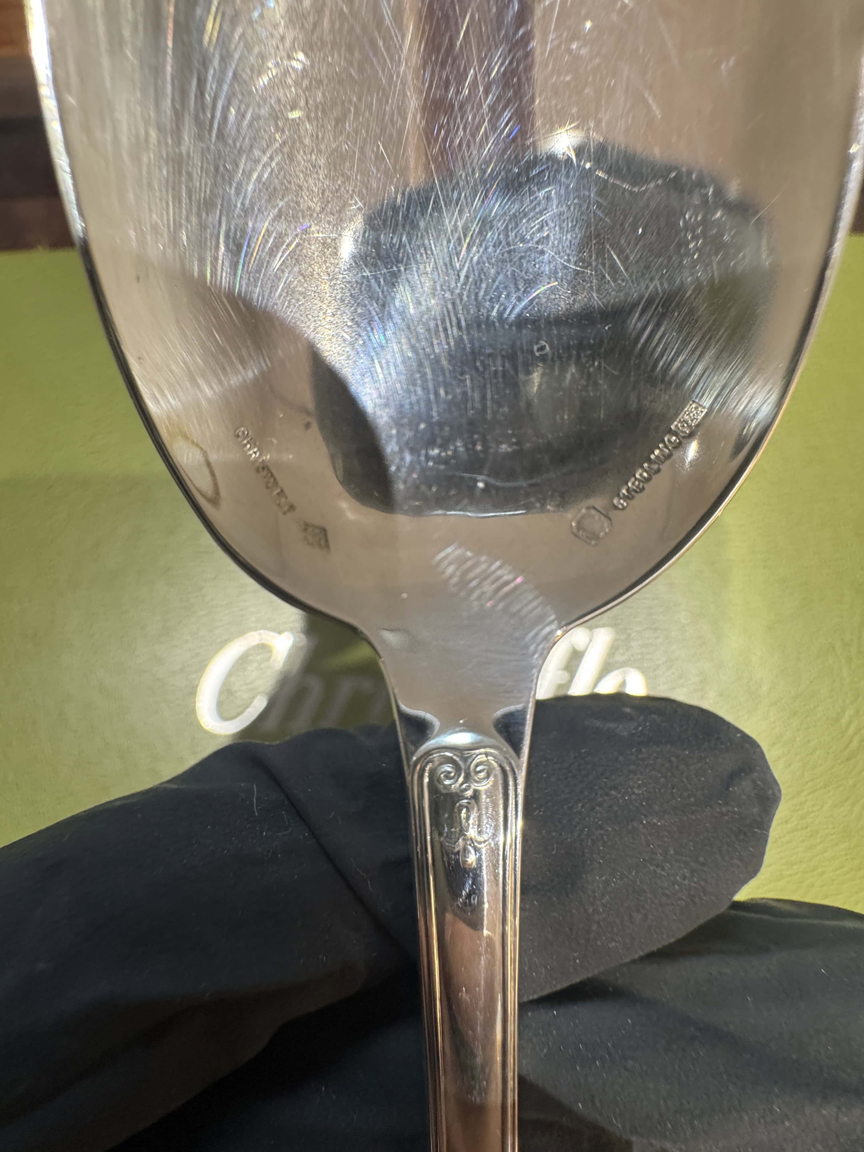 Sterling-Silber-Besteckset von Christofle Malmaison für 6 Personen – 30-teilig mit Koffer