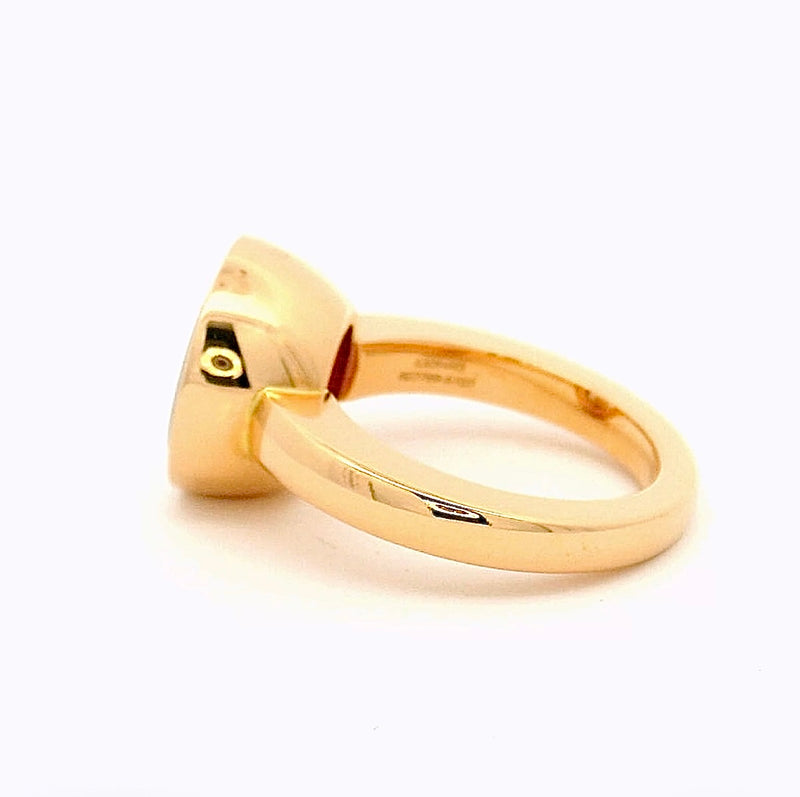 Massiver Chopard Happy Diamond Ring in 18 Karat Roségold