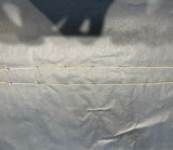 Ongebruikelijke driekleurige (geel, wit, roze) ketting 8 karaat goud - 90 cm lang