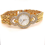 Original Chopard Vintage Mother of Pearl Diamond watch in 18 carat - 2010 