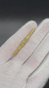 Hochwertige Brosche in 18 Karat Gelbgold mit Brillanten von Goldbaur