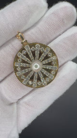 Besonderer Vintage-Anhänger in 18 Karat Roségold mit Diamanten & Perle