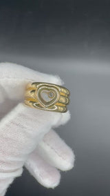 Chopard Happy Diamond Ring in 18 Karat strahlendem Gelbgold