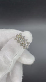 Zeitloser Vintage-Ring in 14 Karat Weißgold mit Brillanten