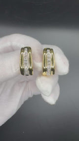 Edle Kreolen in 18 Karat Gold – handgefertigt mit hochfeinen Brillanten