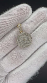 Besonderer Vintage-Anhänger in 9 Karat (375) Gold mit Diamanten