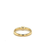 Original Niessing solitaire ring in 18 carat yellow gold with brilliant