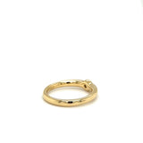 Original Niessing solitaire ring in 18 carat yellow gold with brilliant