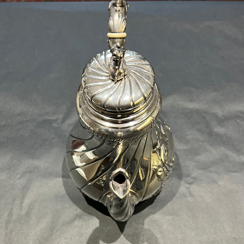 Unusual &amp; solid German silver jug ​​- 1940s