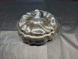 Deutsche handgefertigte Schale in Silber, innen vergoldet